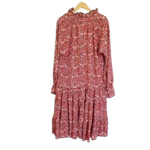 SOLD Anthropologie O.P.T Floral Poppy Boho Dress S - Picture 7 of 9
